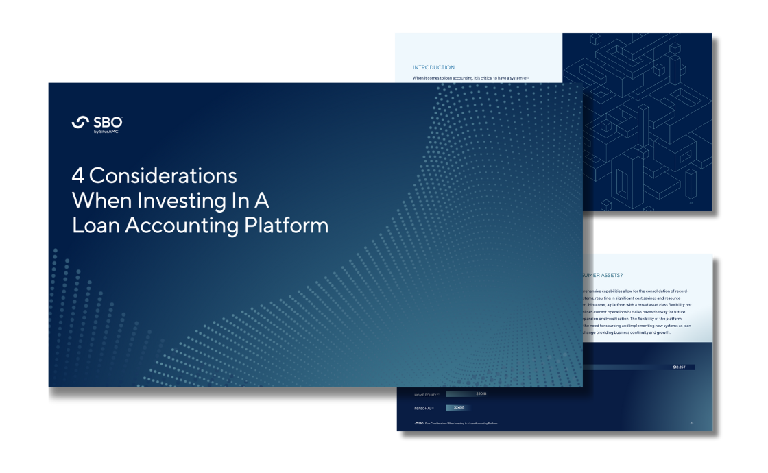 Four Considerations When Investing in a Loan Accounting Platform - Guide - Cover - Post Card